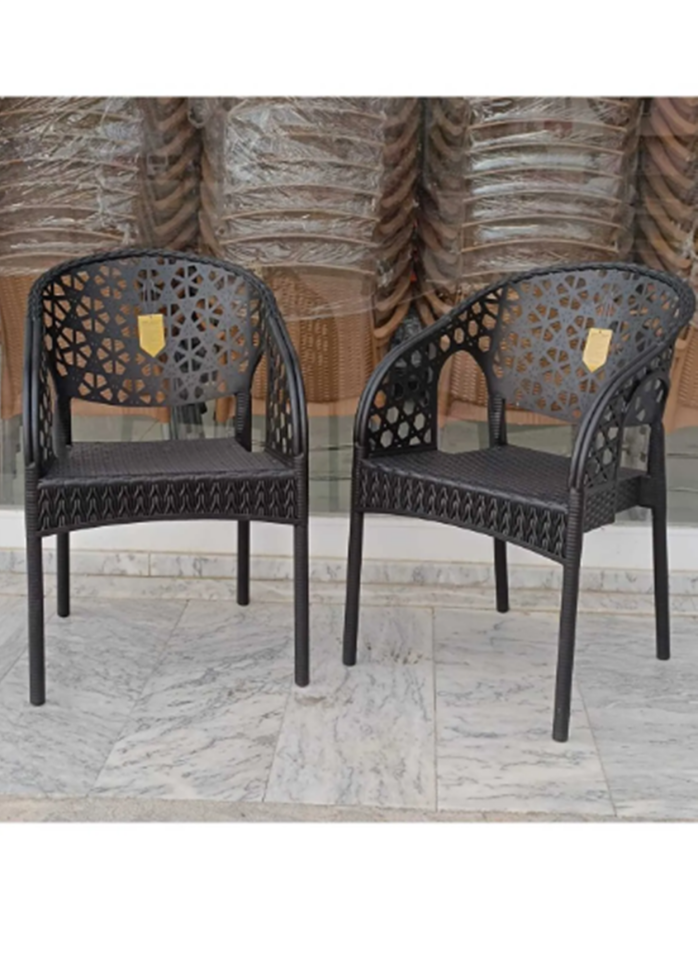 2 Adet Lotus Bahçe Balkon Sandalyesi 2 Adet Rattan Desenli Sandalye 1. Kalite Koltuk Rahatlığı