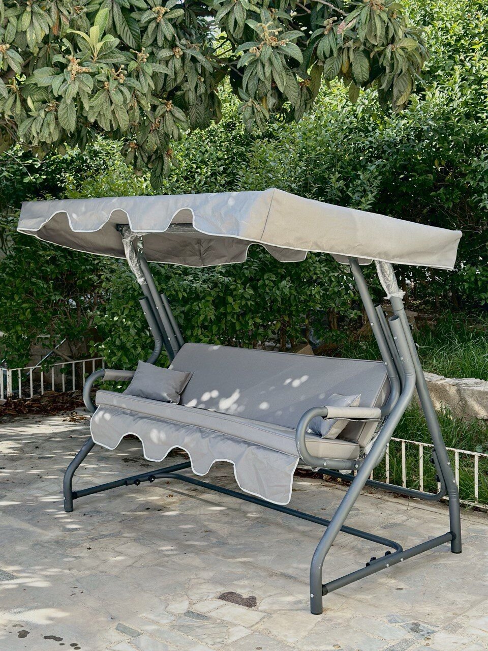 Salıncak Hamak Zırh Demir 3 Kişilik - Sultana Bahçe Balkon Teras Salıncağı A Plus Ürün