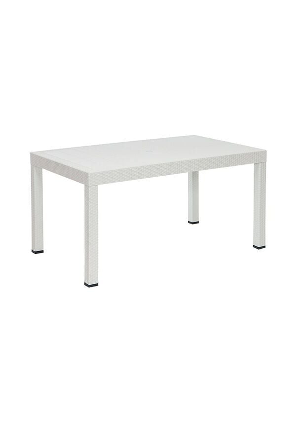 Rattan Masa 70x120 Sabit Masa - Bahçe balkon teras masası 1. Kalite Orta Boy