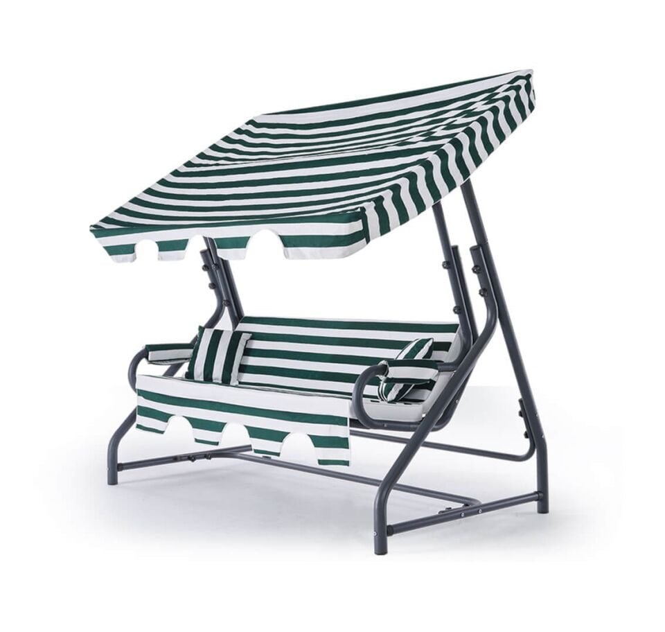 Salıncak Hamak Zırh Demir 3 Kişilik - Sultana Bahçe Balkon Teras Salıncağı A Plus Ürün