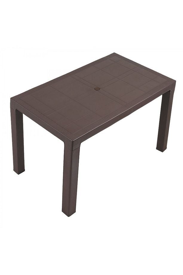 70x120 cm Rattan 4 Kişilik Masa seti Kolsuz Sandalye Bahçe Teras Takımı Camsız Oturma Grubu