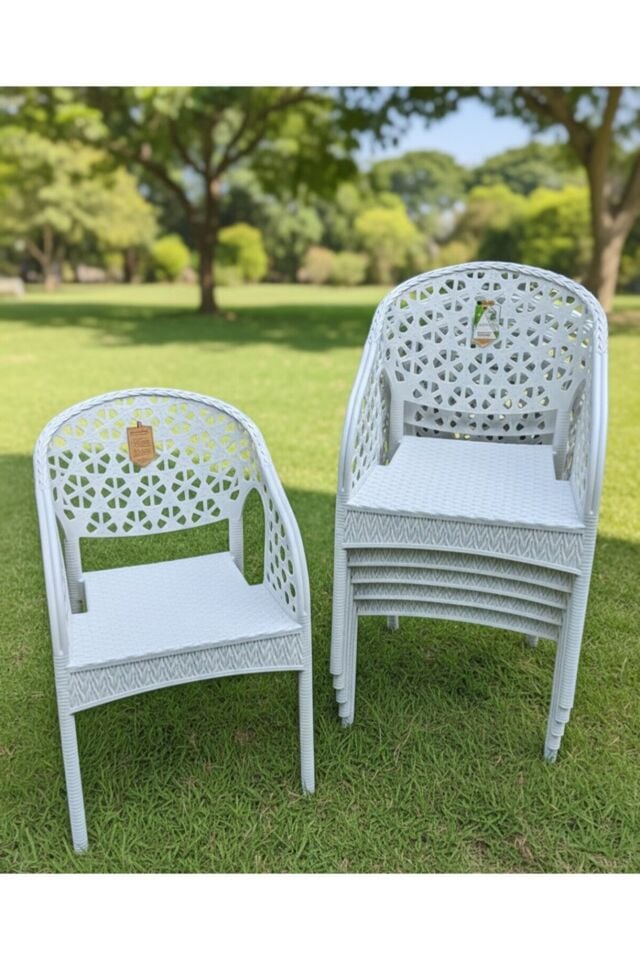6 Adet Lotus Bahçe Balkon Sandalyesi 6 Adet Rattan Desenli Sandalye Pro 1. Kalite Koltuk Rahatlığı